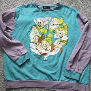 Disney Teal and Purple Character Top